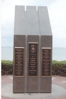USS Cole Memorial image. Click for full size.