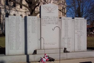 Kosciusko County War Memorial image. Click for full size.