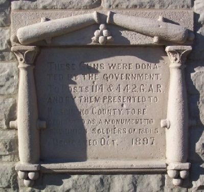 Kosciusko County Civil War Memorial Dedication image. Click for full size.