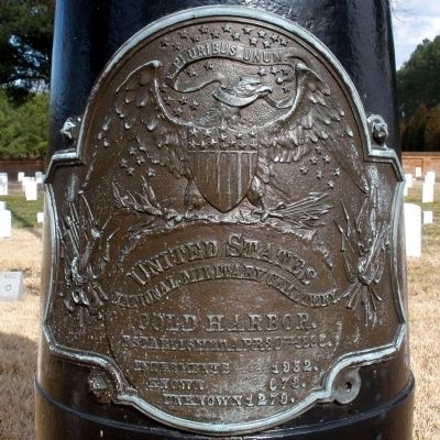 Cold Harbor National Cemetery Bronze Plaque. image. Click for full size.
