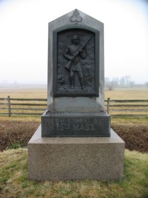 15th Massachusetts Infantry Monument image. Click for full size.