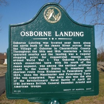 Osborne Landing Marker image. Click for full size.