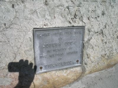 Military Heroes of Ticonderoga Marker. Click for full size. Military Heroes of Ticonderoga Marker image. Click for full size.