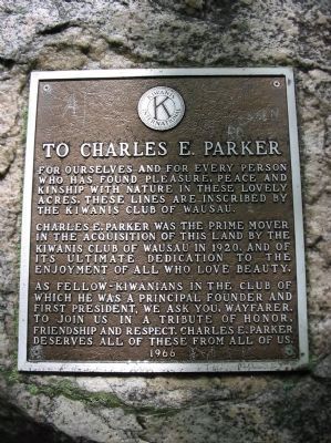 To Charles E. Parker Marker image. Click for full size.