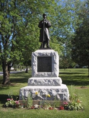Marker in Ticonderoga. Click for full size. Marker in Ticonderoga image. Click for full size.