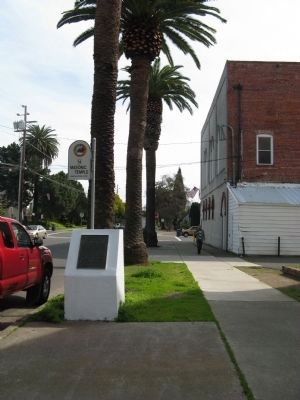 First Masonic Hall Built in California Marker image. Click for full size.