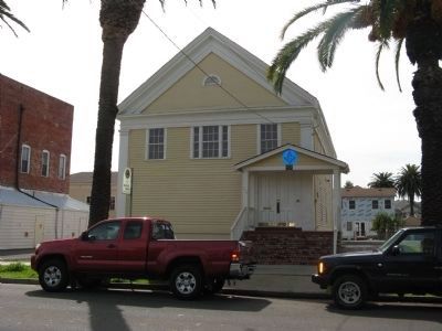First Masonic Hall Built in California. Click for full size. First Masonic Hall Built in California image. Click for full size.