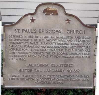 Saint Paul's Episcopal Church Marker. Click for full size. Saint Paul's Episcopal Church Marker image. Click for full size.