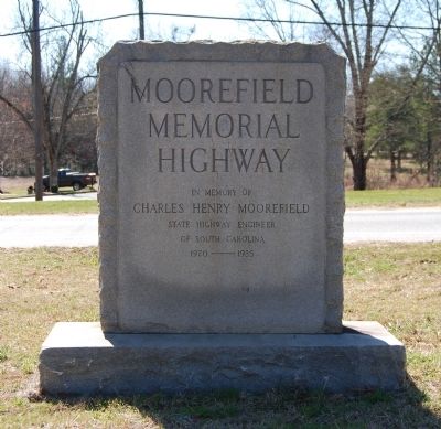 Moorefield Memorial Highway Marker image. Click for full size.