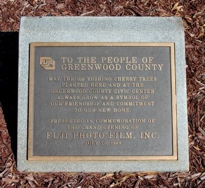 To The People of Greenwood County Marker image. Click for full size.