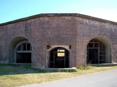 Fort Caswell Entrance. Click for full size. Fort Caswell Entrance image. Click for full size.