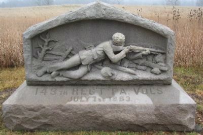 149th Regiment Pennsylvania Volunteers Monument. Click for full size. 149th Regiment Pennsylvania Volunteers Monument image. Click for full size.