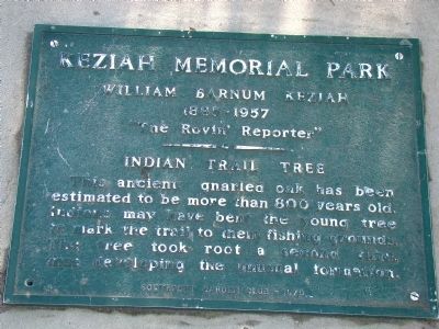 Indian Trail Tree Marker. Click for full size. Indian Trail Tree Marker image. Click for full size.
