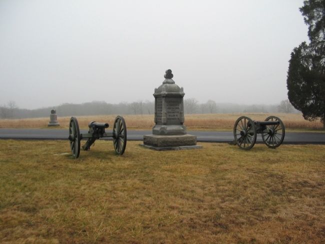 Battery B, 1st New York Light Artillery Position. Click for full size. Battery B, 1st New York Light Artillery Position image. Click for full size.