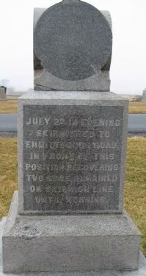 Back of Monument. Click for full size. Back of Monument image. Click for full size.