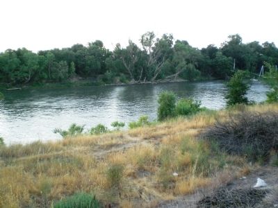 Sacramento River Location Where the Steamer Belle May Have Gone Down image. Click for full size.