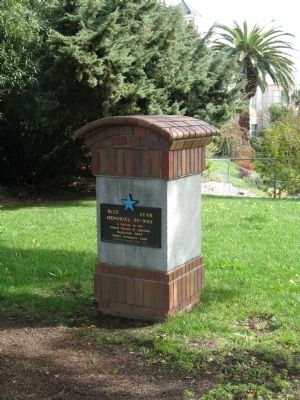 Blue Star Memorial By-Way Plaque Located at War Memorial image. Click for full size.