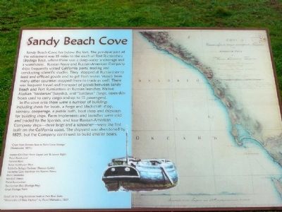 Sandy Beach Cove Marker image. Click for full size.