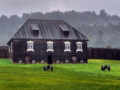 Fort Ross - Kuskov House. Click for full size. Fort Ross - Kuskov House image. Click for full size.