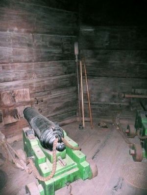 Fort Ross - Cannon in the Blockhouse image. Click for full size.