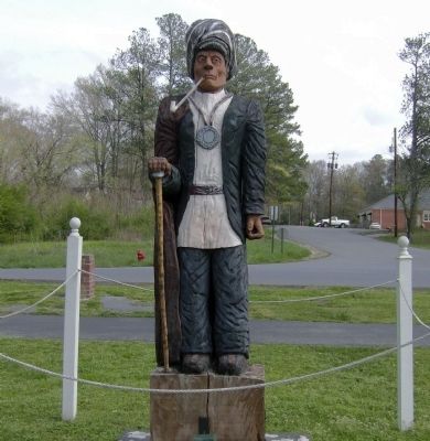 Sequoyah Carving. Click for full size. Sequoyah Carving image. Click for full size.