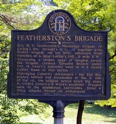 Featherston’s Brigade Marker image. Click for full size.