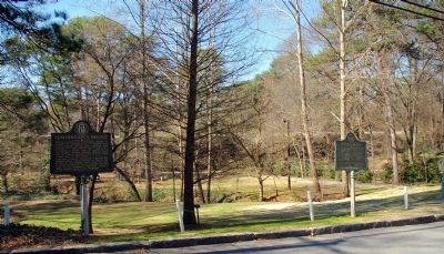 Featherston’s Brigade and Coburn's Brigade Markers. Click for full size. Featherston’s Brigade and Coburn's Brigade Markers image. Click for full size.