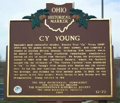 Cy Young Marker image. Click for full size.