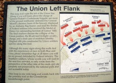 The Union Left Flank Marker image. Click for full size.