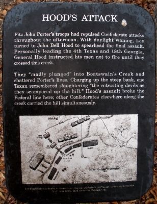 Hood's Attack Marker. Click for full size. Hood's Attack Marker image. Click for full size.