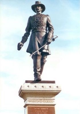 Brigadier General John Gibbon Marker. Click for full size. Brigadier General John Gibbon Marker image. Click for full size.