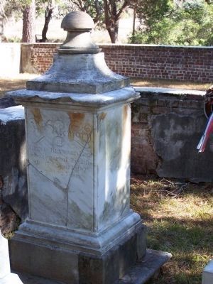 Grave Stone forThomas Heyward, Esqr. image. Click for full size.