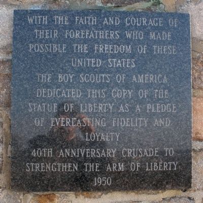 Strengthen the Arm of Liberty Marker. Click for full size. Strengthen the Arm of Liberty Marker image. Click for full size.