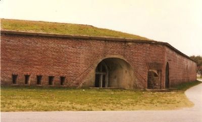 Fort Caswell Sally Port image. Click for full size.