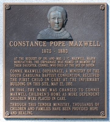 Constance Pope Maxwell Marker -<br>South Side. Click for full size. Constance Pope Maxwell Marker -<br>South Side image. Click for full size.