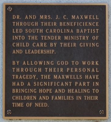 Constance Pope Maxwell Marker -<br>East Side. Click for full size. Constance Pope Maxwell Marker -<br>East Side image. Click for full size.
