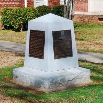 Constance Pope Maxwell Marker -<br>Southeast Corner image. Click for full size.