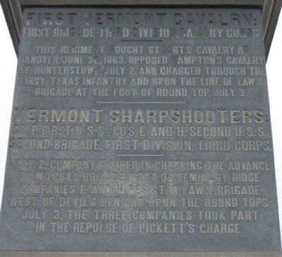 Left Side of Memorial. Click for full size. Left Side of Memorial image. Click for full size.