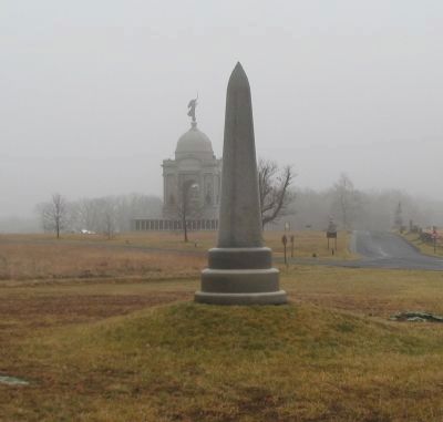 14th Vermont Volunteers Monument. Click for full size. 14th Vermont Volunteers Monument image. Click for full size.