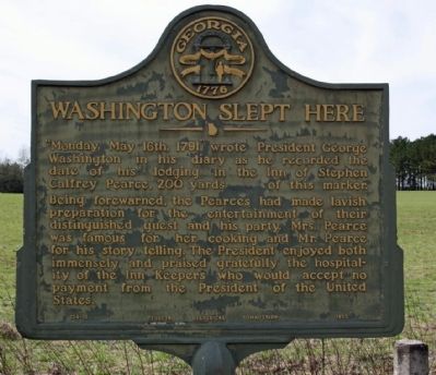 Washington Slept Here Marker image. Click for full size.