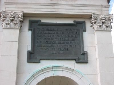 Losey Memorial, Right Marker. Click for full size. Losey Memorial, Right Marker image. Click for full size.