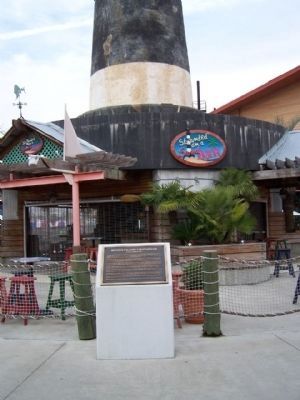 Morris Island Lighthouse Marker, at " Broadway at the Beach ", southeast side. Click for full size. Morris Island Lighthouse Marker, at " Broadway at the Beach ", southeast side image. Click for full size.
