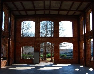 Wyche Pavilion -<br>Interior South Wall image. Click for full size.
