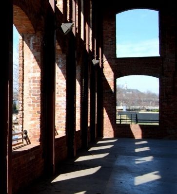 Wyche Pavilion -<br>Interior West Wall image. Click for full size.