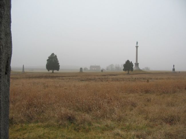 124th's View of the Confederate Advance and Retreat image. Click for full size.