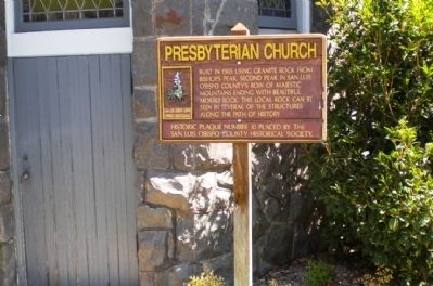 Presbyterian Church Marker image. Click for full size.