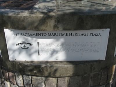 A Second Sacramentos Maritime Heritage Marker image. Click for full size.