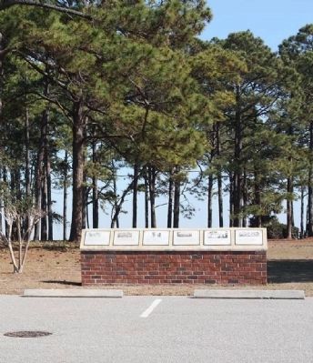 Interpretive Markers along Ft. Walker Dr.. Click for full size. Interpretive Markers along Ft. Walker Dr. image. Click for full size.