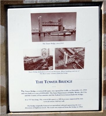 The Tower Bridge Marker image. Click for full size.