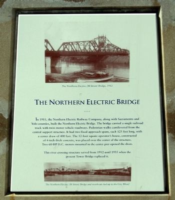 The Northern Electric Bridge Marker image. Click for full size.